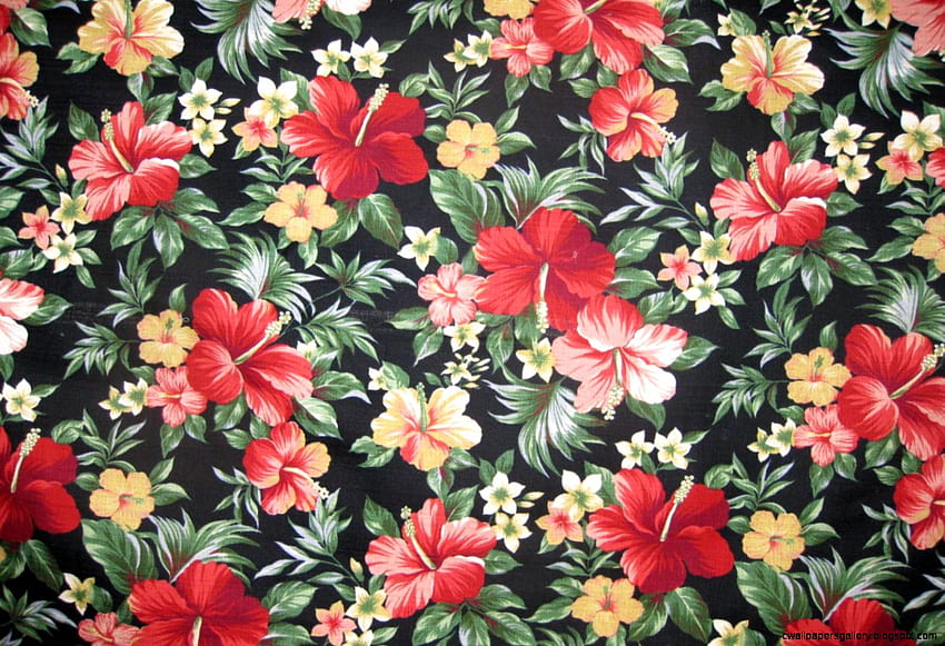 Hawaiian Pattern Themed Papes, hawaiian print HD wallpaper