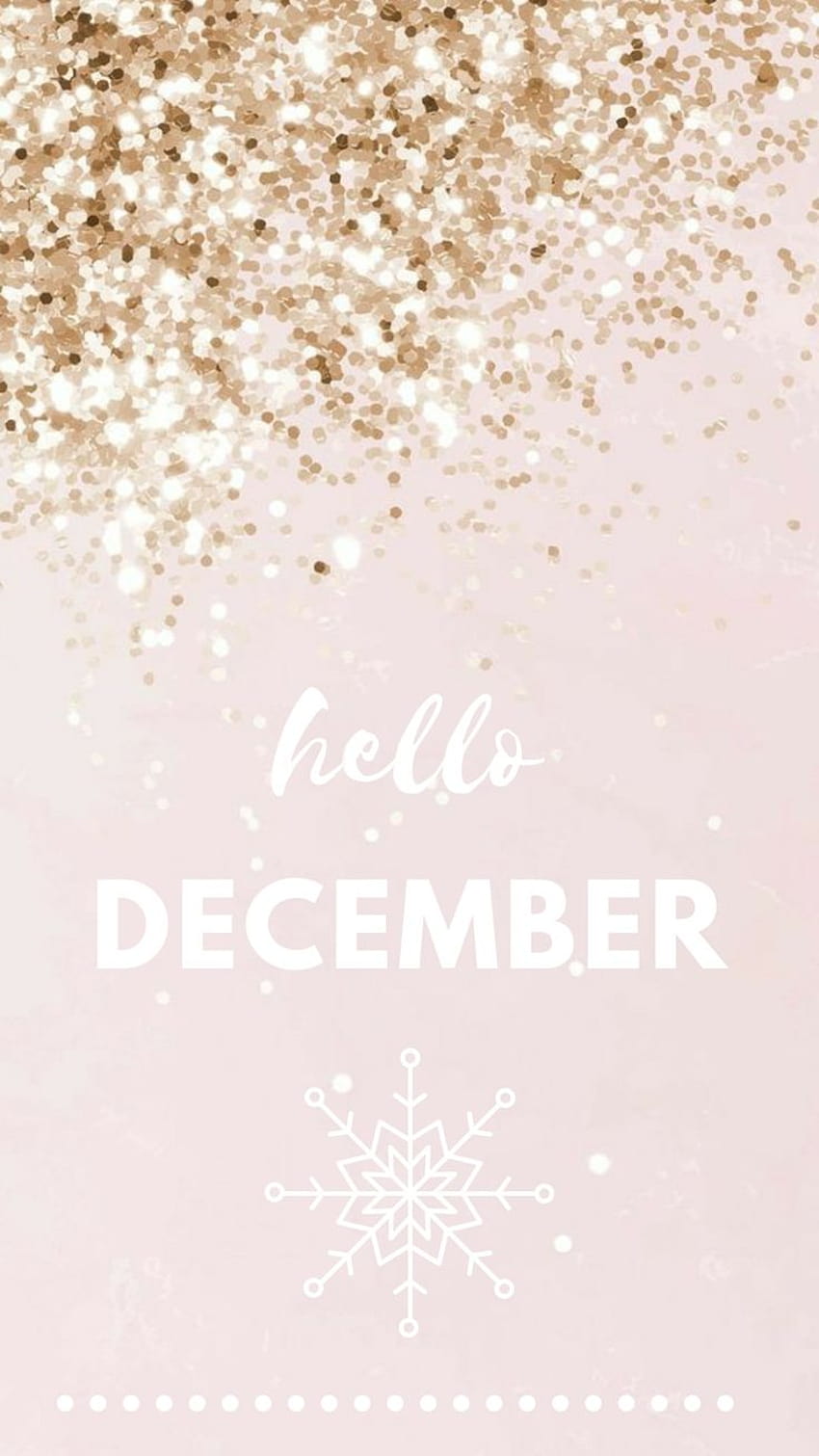 december hello december HD phone wallpaper