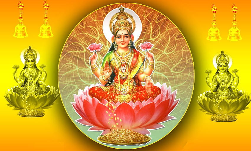 Lakshmi Mantra, prosperità Sfondo HD