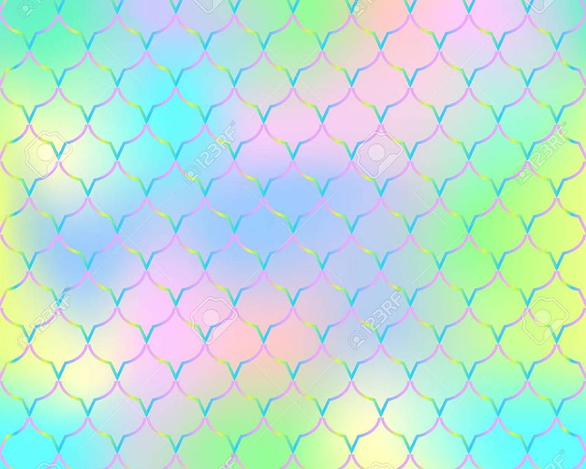Fischschuppen Textur Vektormuster Magischer Meerjungfrauenschwanz, Meerjungfrauenschwanz-Designs HD-Hintergrundbild