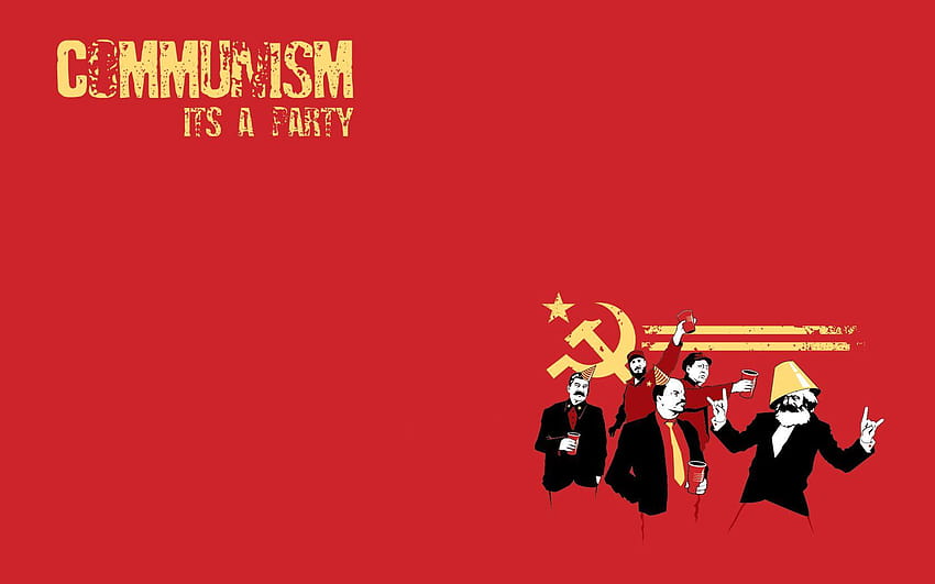 Ain't no party like a Communist party 'cos a communist, communist panda HD wallpaper