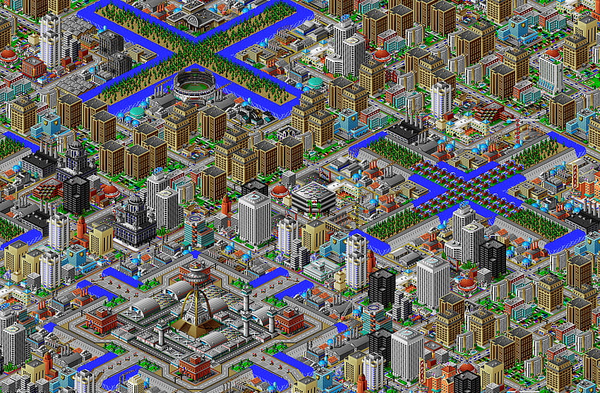 Sim City 2000, simcity 2000 HD wallpaper