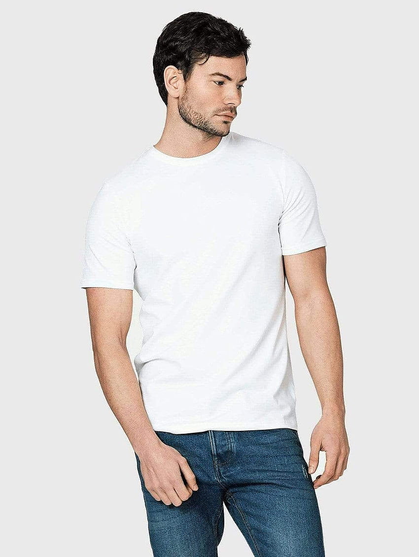 1290x2796px, 2K Free download | Fitted Round Neck Organic Cotton Short ...
