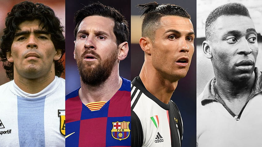 10 pemain sepak bola terhebat sepanjang masa menurut penggemar di tahun 2020, maradona dan pele Wallpaper HD