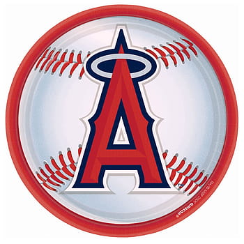 Download wallpapers Los Angeles Angels, West division, MLB, 4K, red white  abstraction, logo, material design, baseball, Anaheim, California, USA,  Major League Baseball for desktop with resolution 3840x2400. High Quality  HD pictures wallpapers