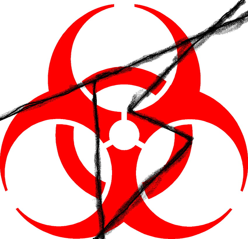 toxic sins red symbol graphic, toxic sign red HD wallpaper