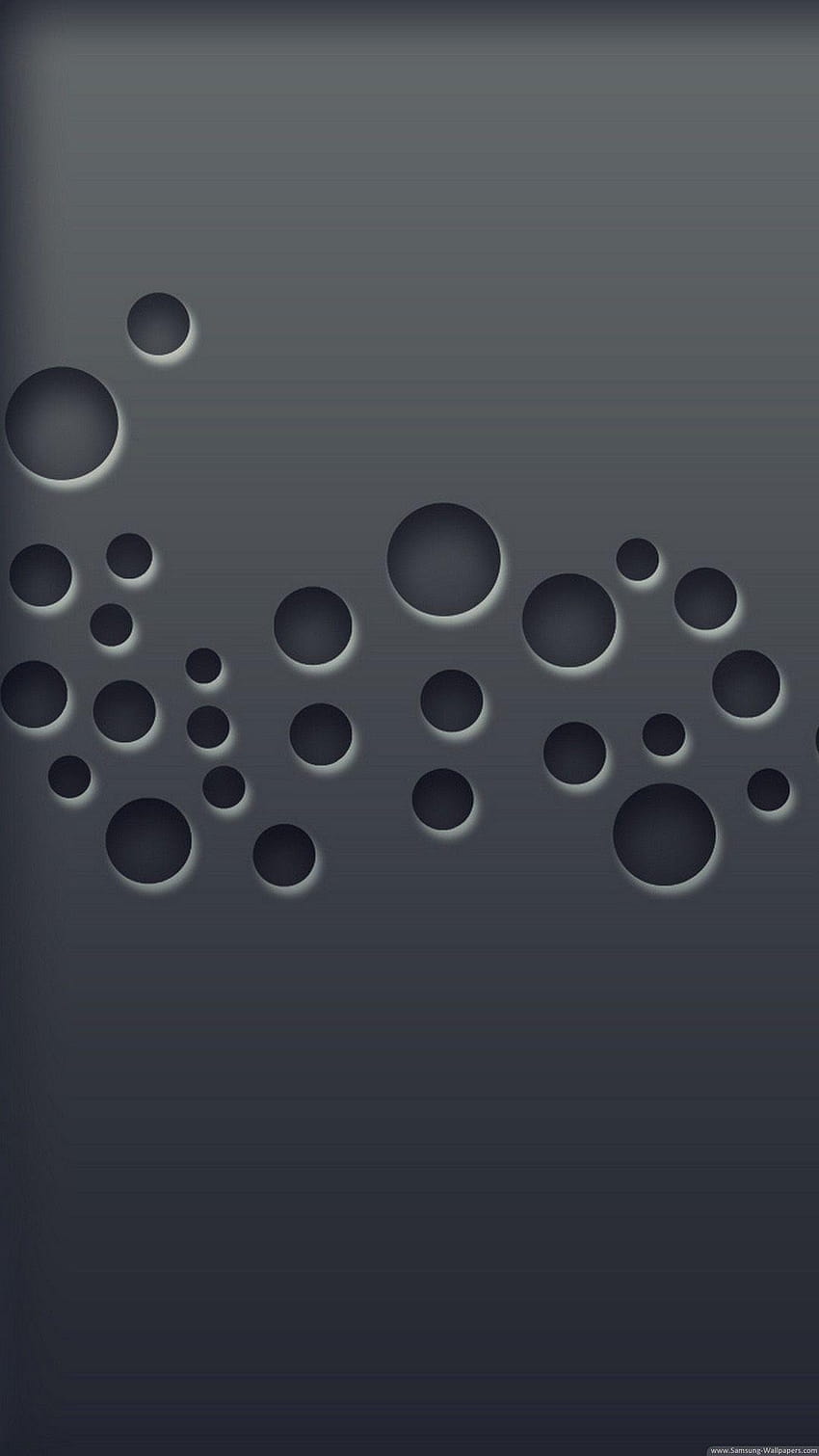3D Punch Holes Grey Matte iPhone 6 Plus Wallpap iPhone 6/6S/7, 3d iphone 8 plus วอลล์เปเปอร์โทรศัพท์ HD