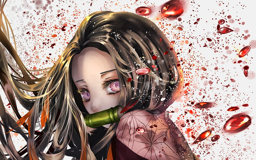 Nezuko Kamado Abstract Art Kimetsu No Yaiba Manga Kamado Nezuko Artwork With Resolution 4293