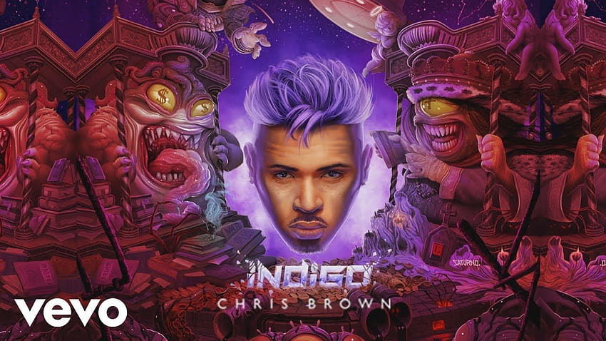 Chris Brown indygo Tapeta HD