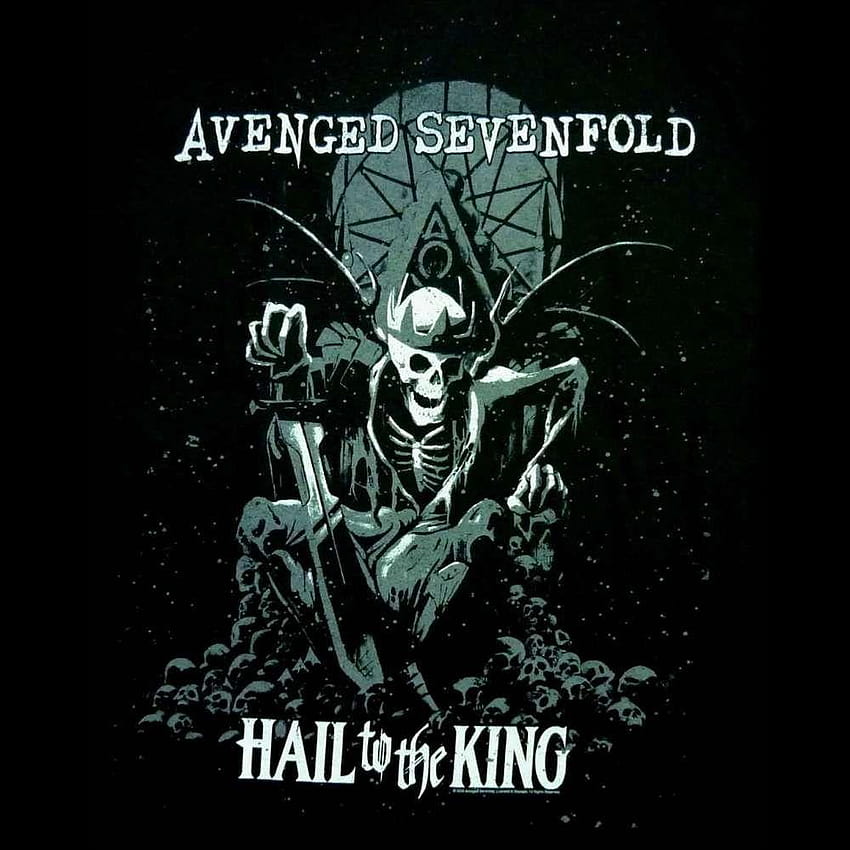 1600x1600px Avenged Sevenfold Nightmare, logotipo de siete veces vengado fondo de pantalla del teléfono