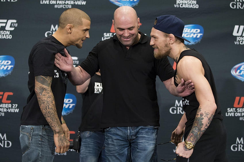 UFC 178 staredown pics: Conor McGregor vs Dustin Poirier, Donald, donald cerrone HD wallpaper