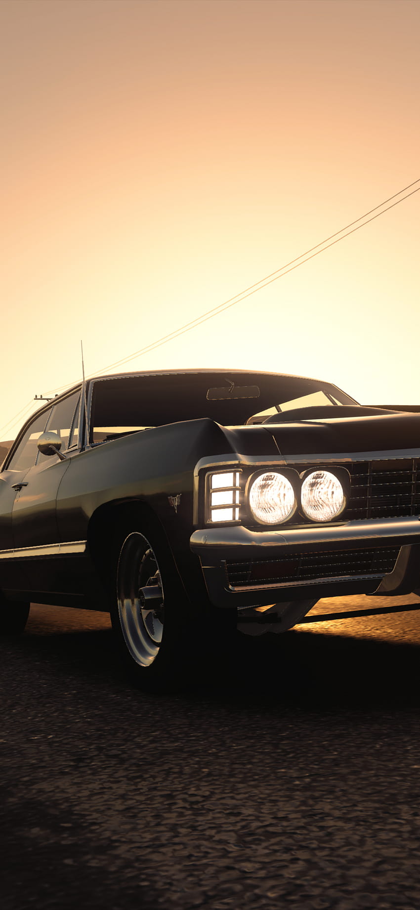 1125x2436 The Crew, Chevrolet Impala, Front View, impala for iphone HD phone wallpaper