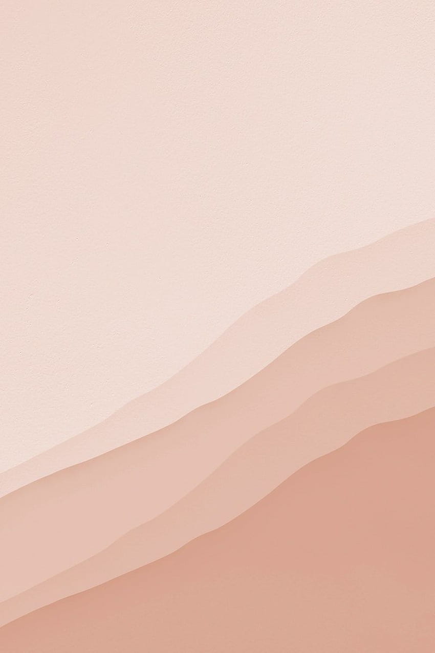 Fondali acrilici rosa salmone chiaro, estetica rosa beige Sfondo del telefono HD