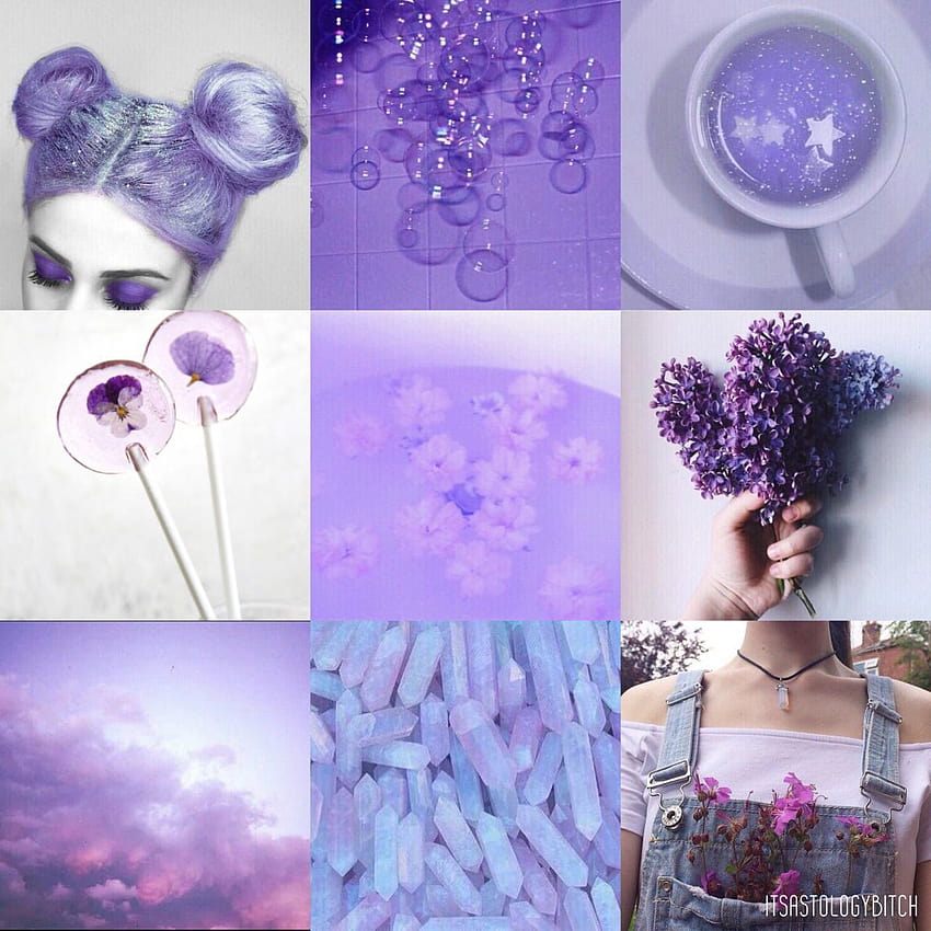 Taurus Color Aesthetic, zodiac sign purple aesthetic HD phone wallpaper ...