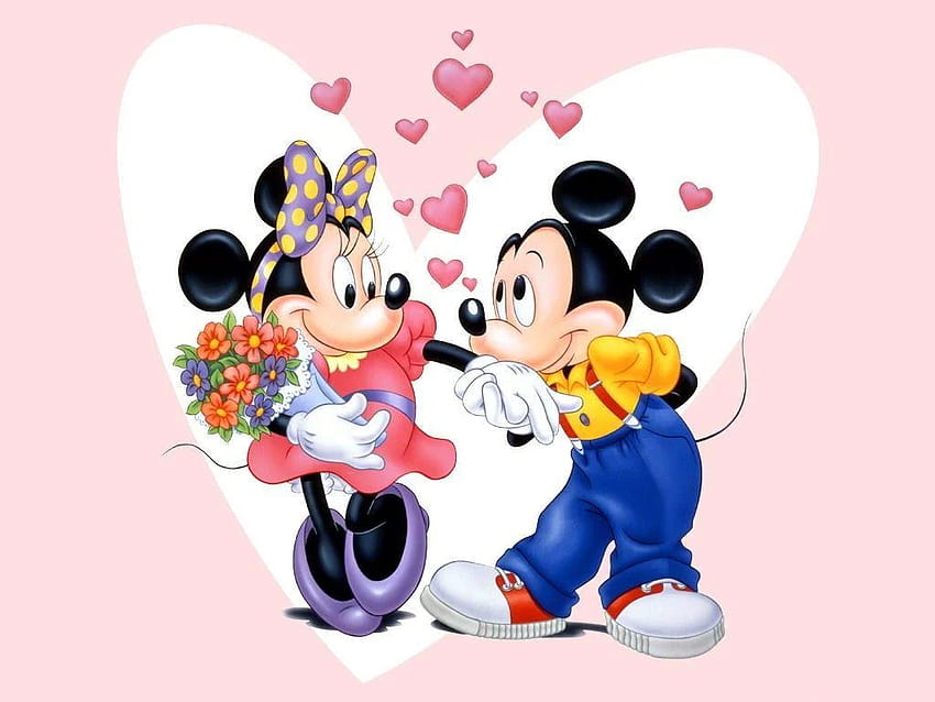 Mickey Mouse Disney Valentine for, mickey mouse valentines day HD wallpaper