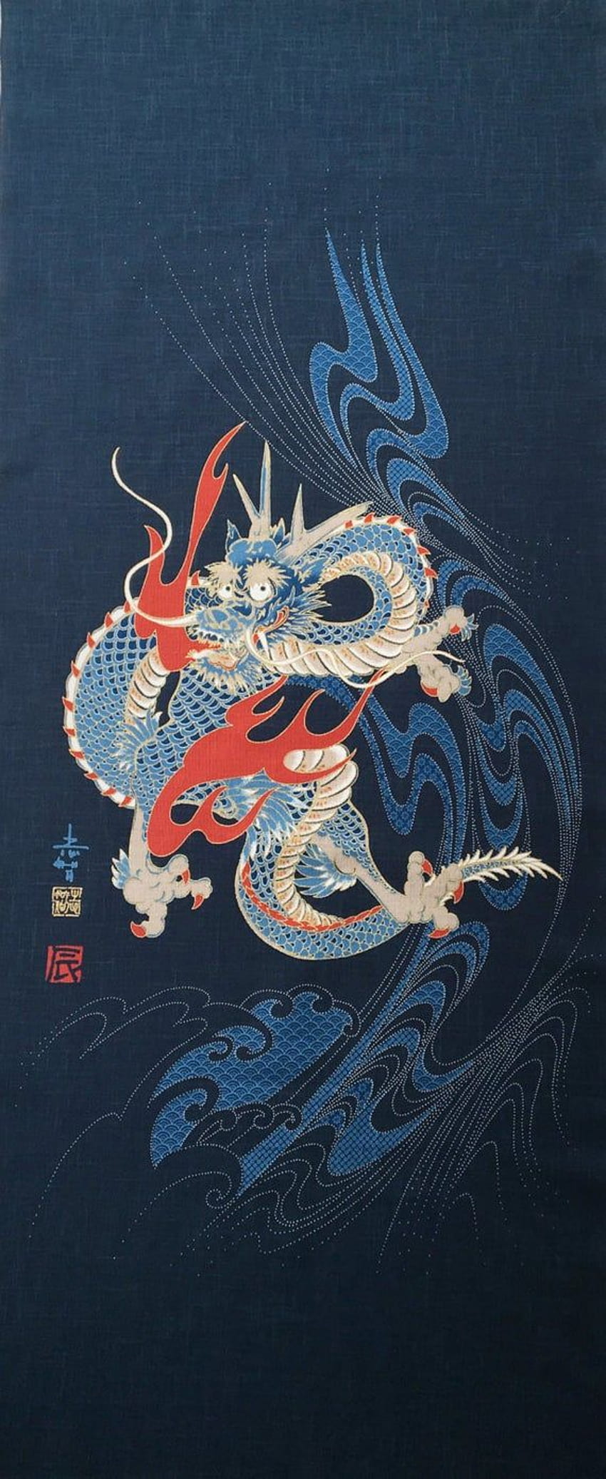 Pin on Ethan's bedroom, japanese dragon iphone HD phone wallpaper