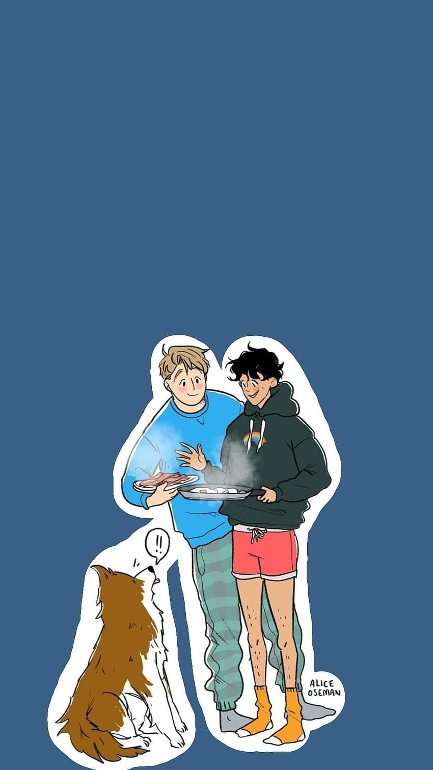 heartstopper nick and charlie HD phone wallpaper