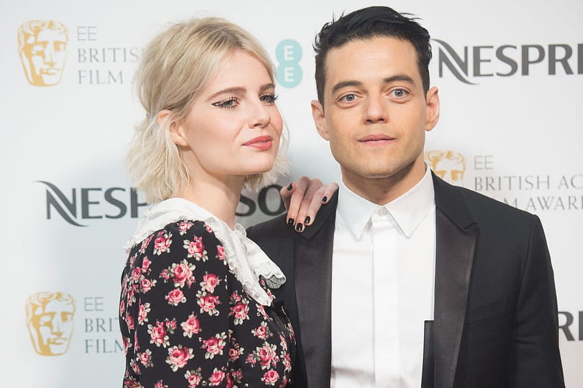 Lucy Boynton e Rami Malek Al BAFTA 2019 Nespresso Sfondo HD