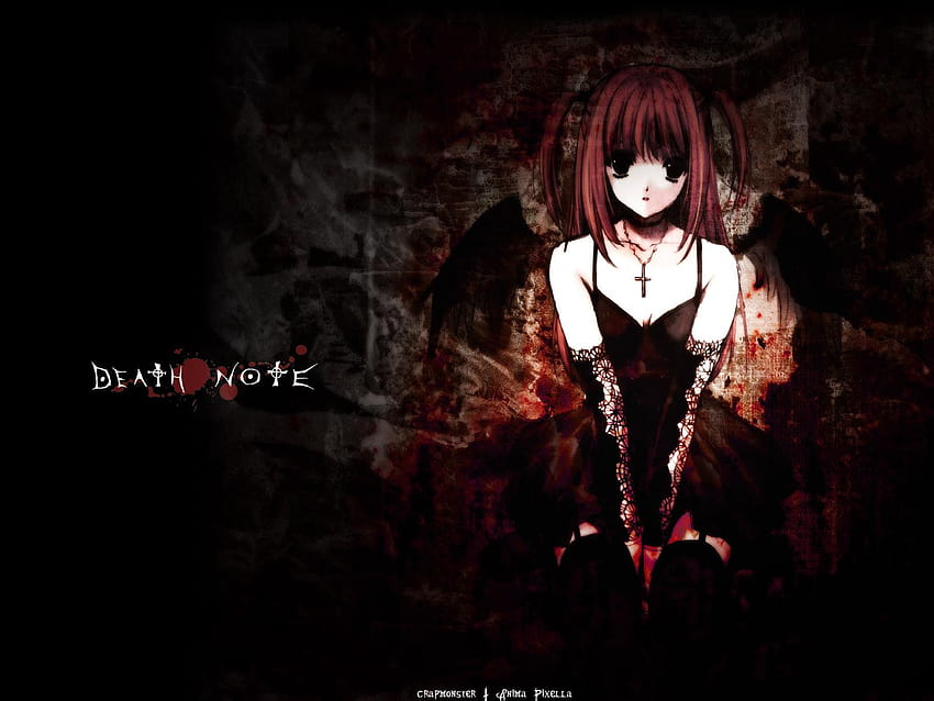 Amane misa black dark death note gothic goth, hiro anime HD wallpaper ...