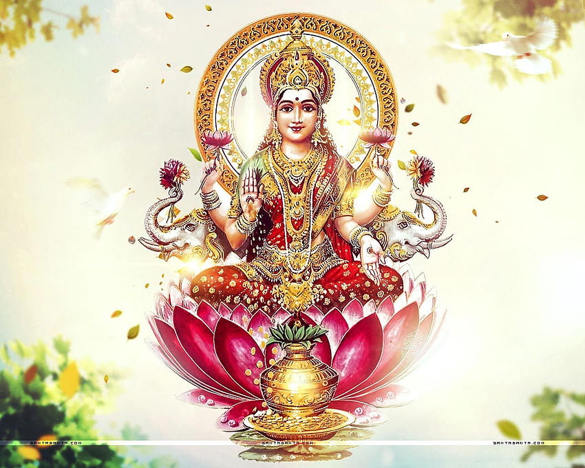Göttin Lakshmi, Maa Lakshmi HD-Hintergrundbild