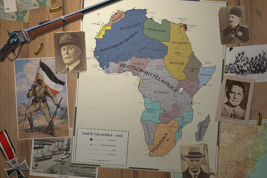 África: Kaiserreich, africanos papel de parede HD