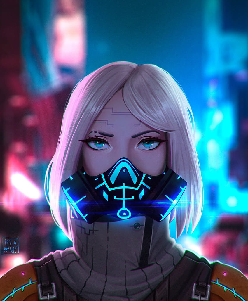 Anime Cyberpunk Girl wallpaper by A+ Anime - Download on ZEDGE