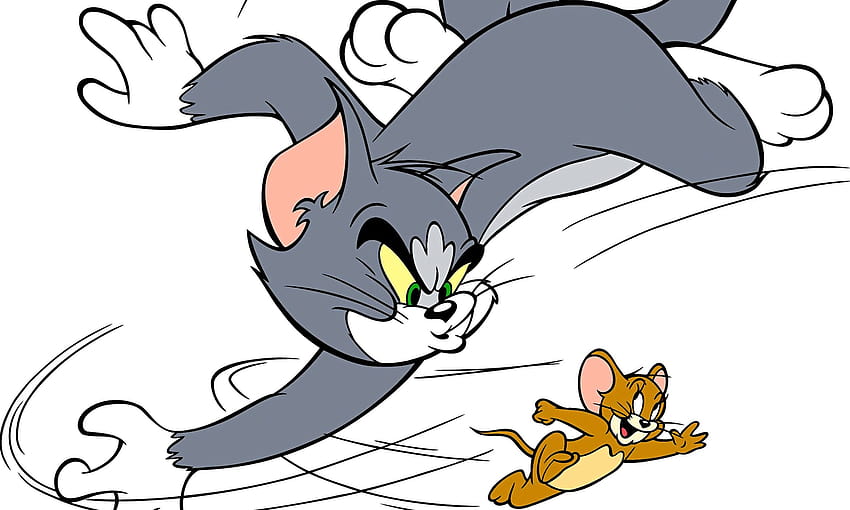 TOM JERRY animation cartoon comedy family cat mouse mice 1tomjerry HD wallpaper