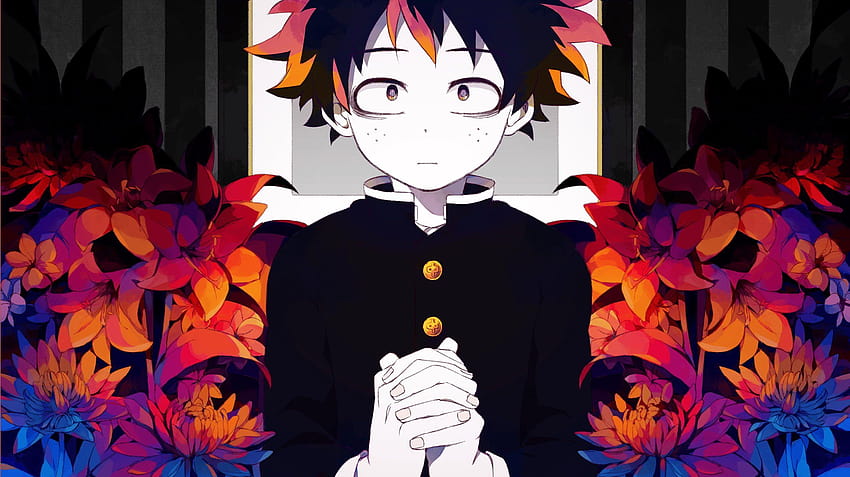 Male anime character digital , Boku no Hero Academia, Deku, midoriya izuku HD wallpaper