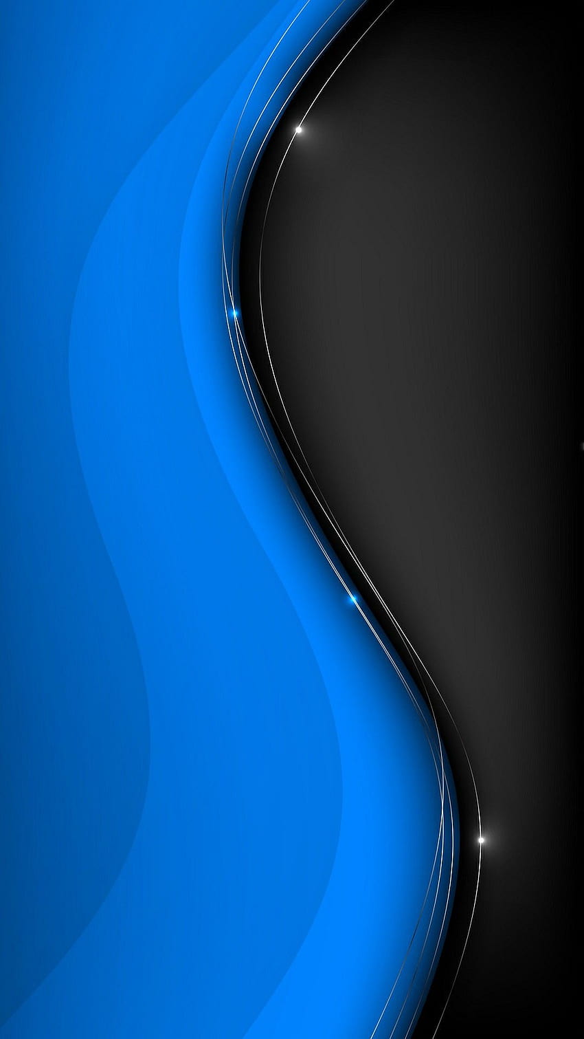 Black N' Blue, apple iphone mavi ve siyah HD telefon duvar kağıdı