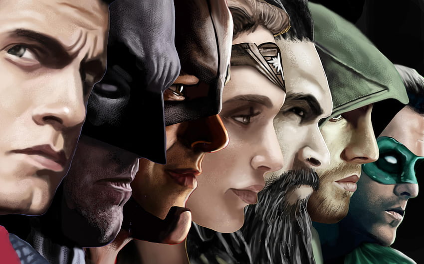 Backgrounds Justice League Characters Batman Superman Aquaman, arrow season 7 HD wallpaper