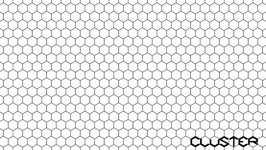 Clean hexagonal grid, hex grid HD wallpaper