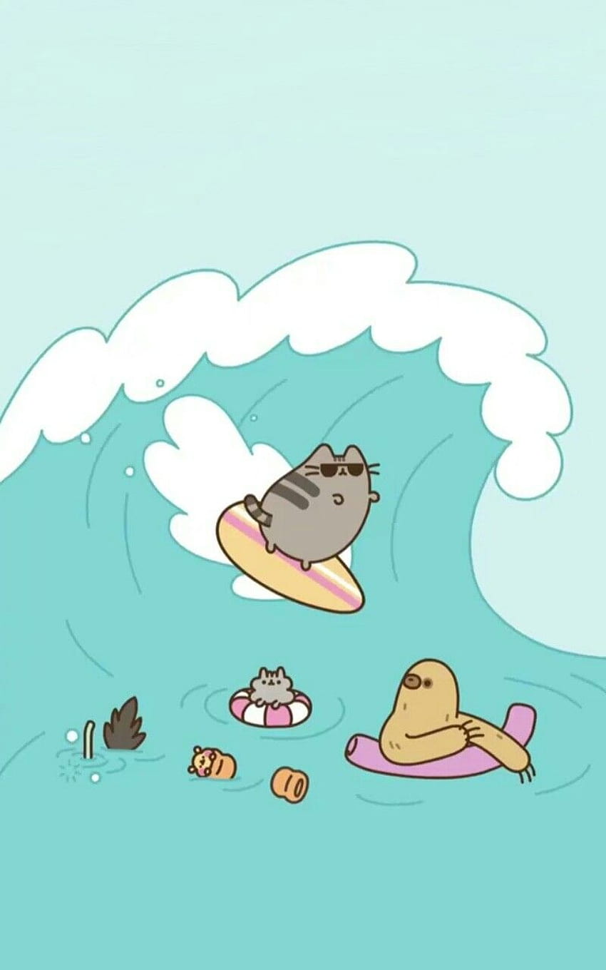Pusheen cat, Cute cartoon pinterest.fr, muny HD phone wallpaper | Pxfuel