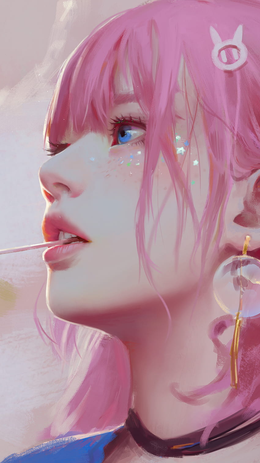 Anime Girl Pink Hair Art 83248 [2160x3840] untuk , Ponsel & Tablet, seni anime Anda wallpaper ponsel HD
