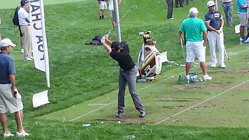 Rory McIlroy 2013 PGA Championship Face su Swingvision Slow Motion, campionato Sfondo HD