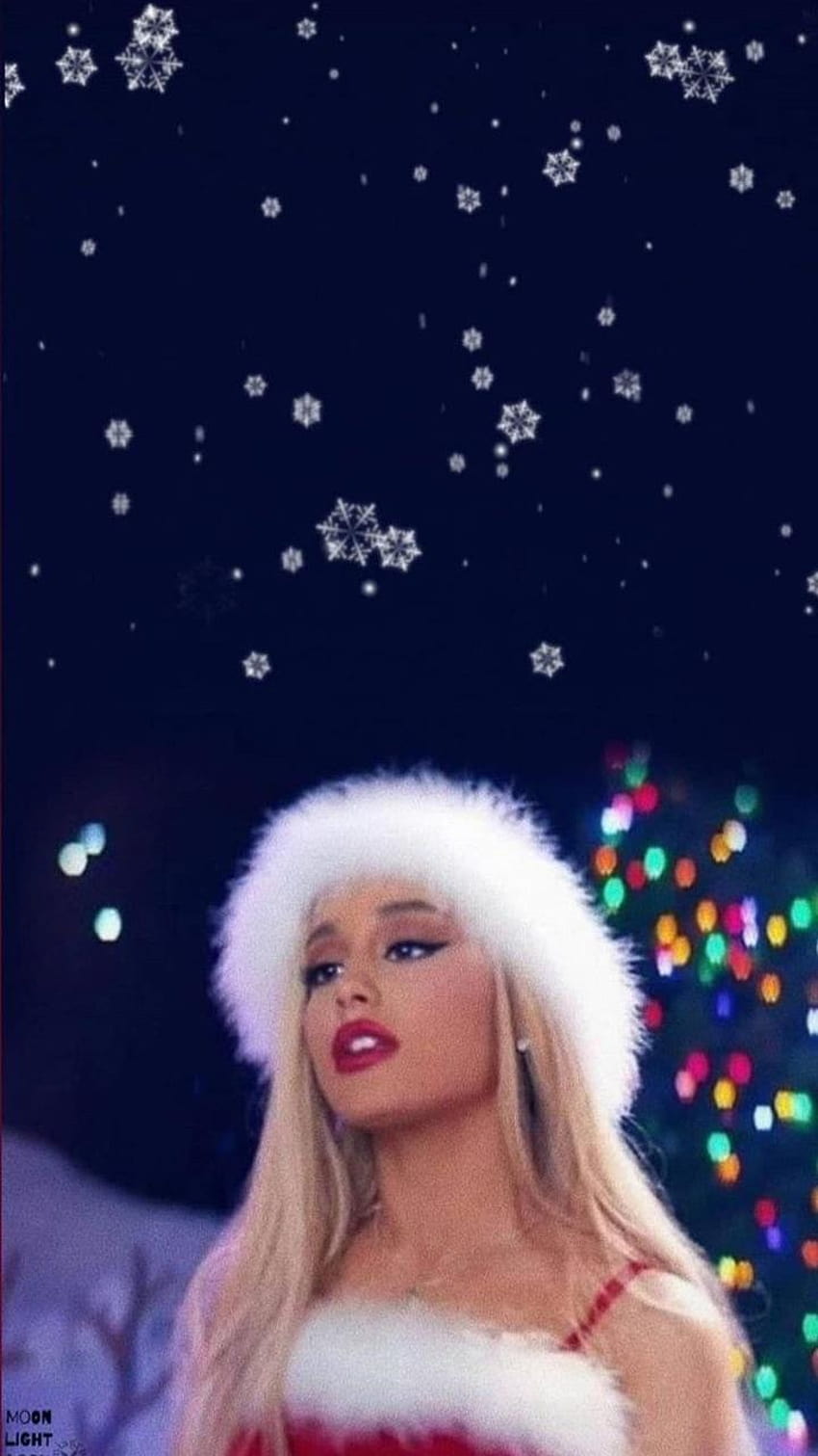 About in ariana grande by, ariana grande christmas HD phone wallpaper