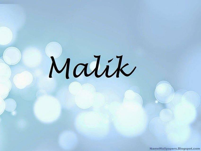 Malik 이름 Malik ~ 이름 우르두어 이름 의미, 3d 이름 amit HD 월페이퍼