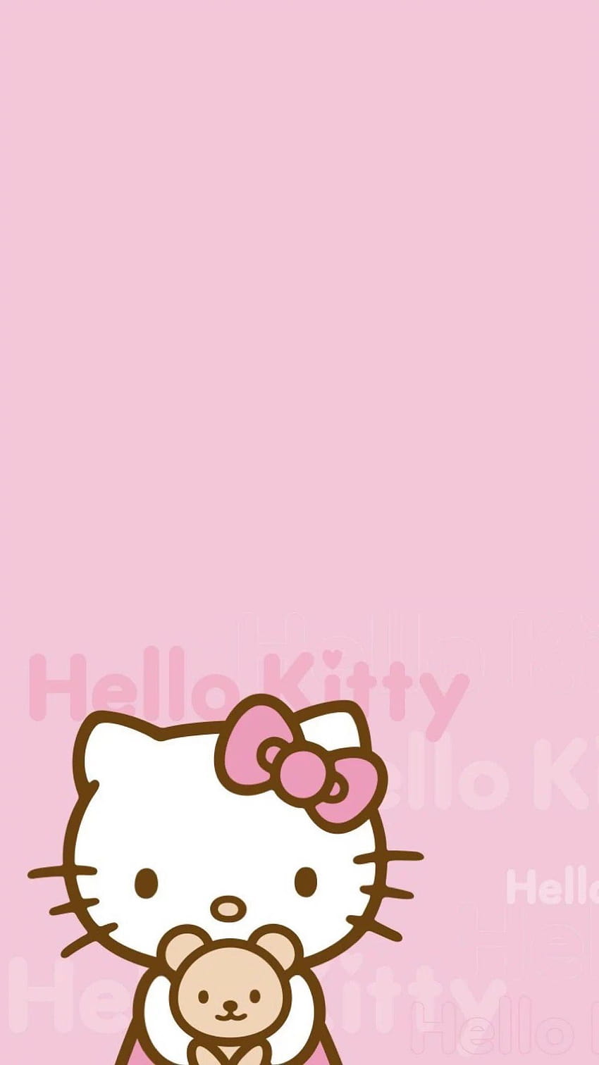 юни KT. на таблет Hello Kitty HD тапет за телефон