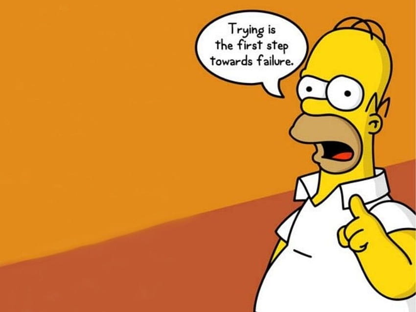 Trying By Homer Simpsons Cartoons [1024x768] for your , Mobile & Tablet, simpsons memes HD wallpaper