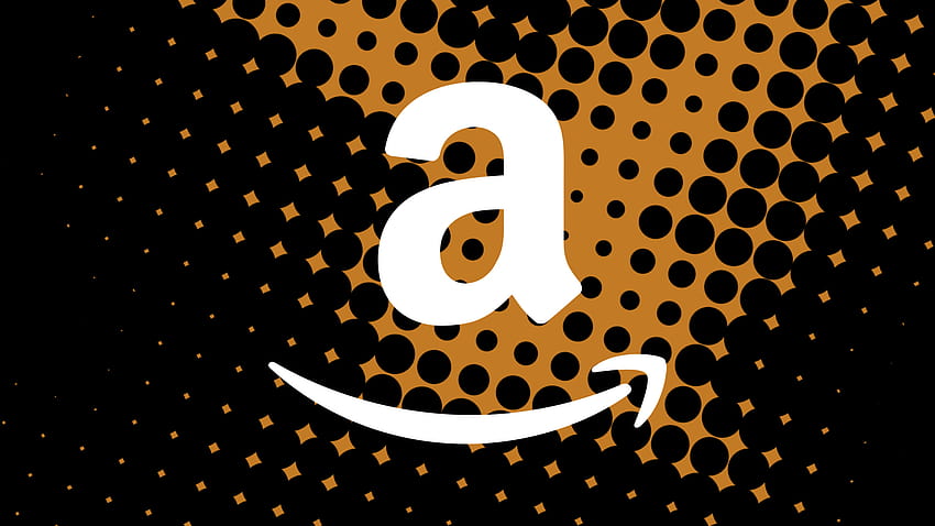 Лого на Amazon, карта на Amazon HD тапет