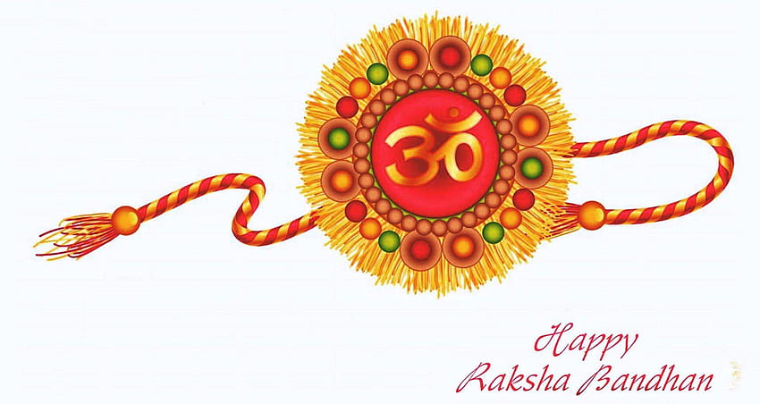 Fröhliches Raksha Bandhan Rakhi, Rakhi voll HD-Hintergrundbild