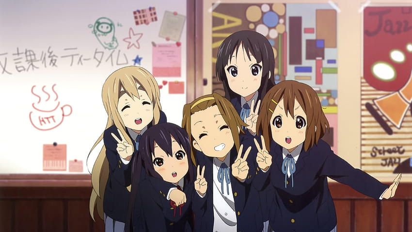Cute anime girls, schoolgirl, classroom 3840x2160, cute anime school girl HD wallpaper
