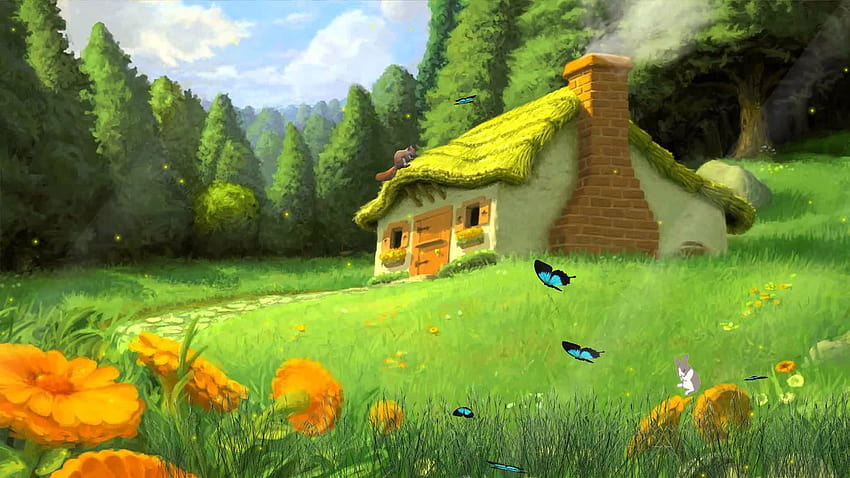 Tale Houses Animated /, animashan HD wallpaper | Pxfuel