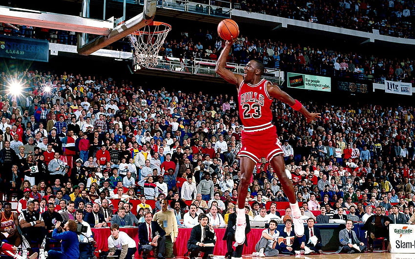Michael Jordan Dunk, Jahrgang von Michael Jordan HD-Hintergrundbild