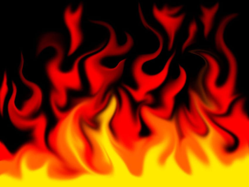 Cartoon Fire, fire flames animated HD wallpaper