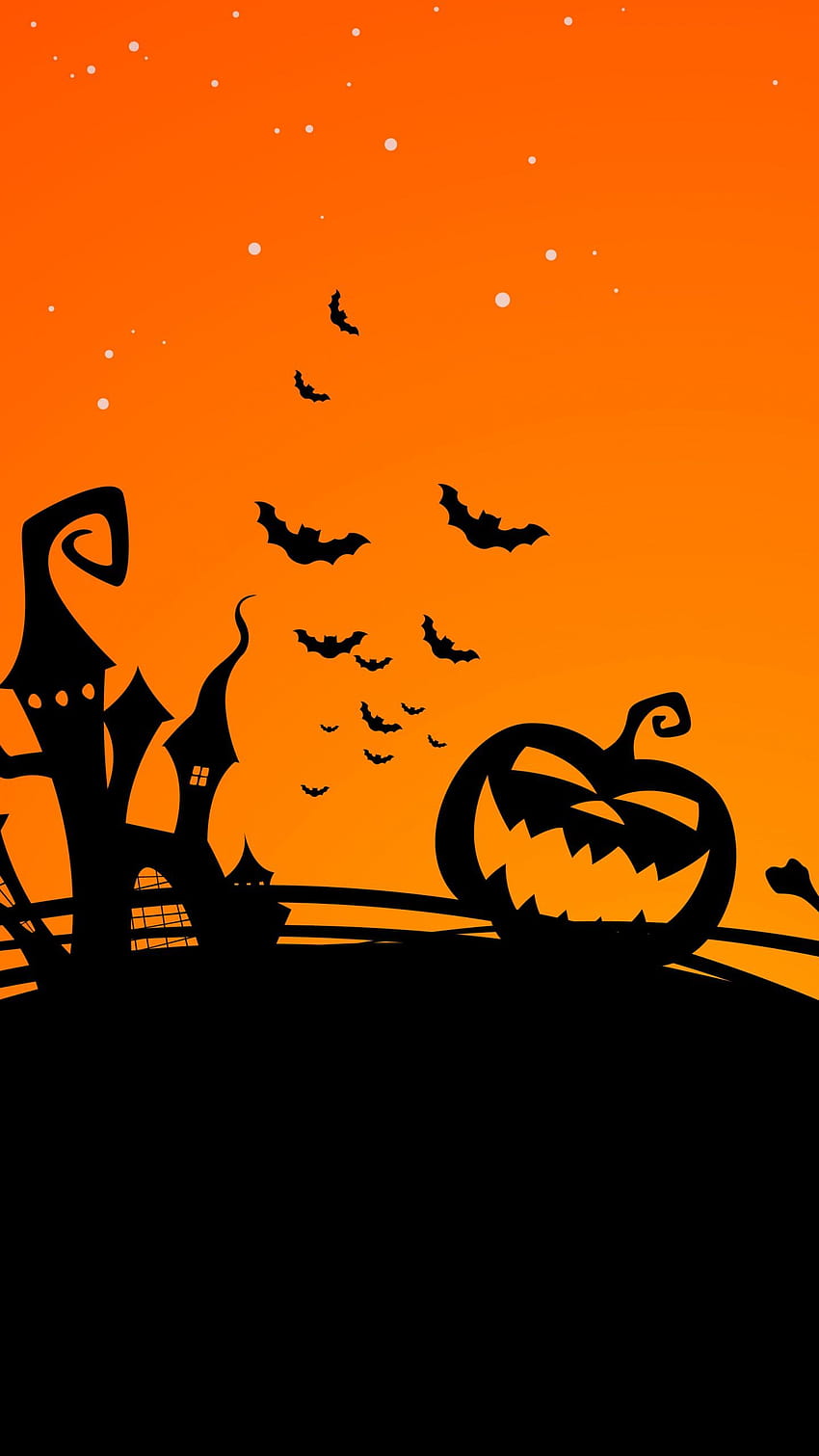 Halloween Pumpkin, Castle, Bats, Halloween Witch, pumkin silhouette HD ...