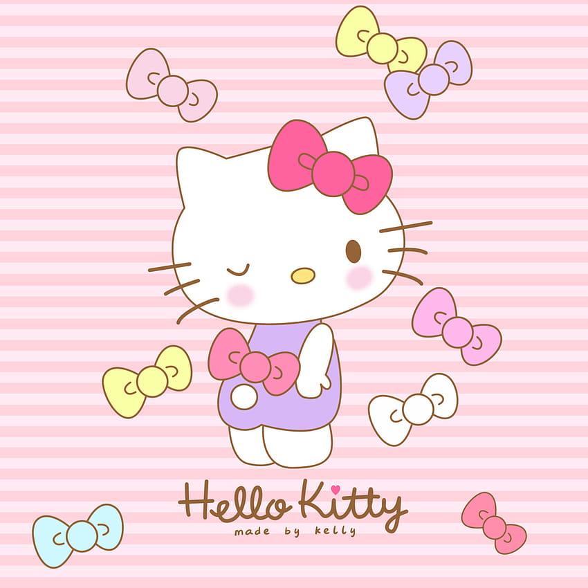 ♡ Be Positive ♡, hello kitty kawaii ipad HD phone wallpaper