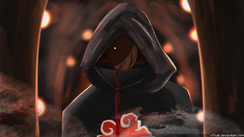 Obito Broken Mask posted by Ryan Thompson, obito mask HD wallpaper