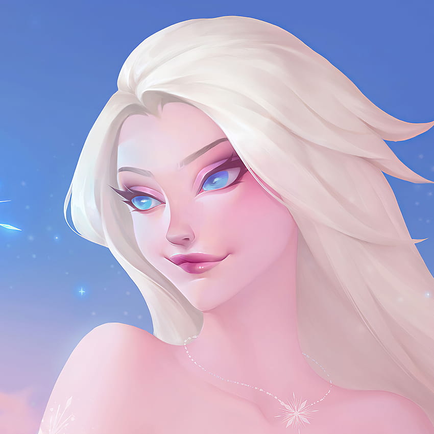 2932x2932 Elsa From Frozen 2 Ipad Pro Retina Display , Backgrounds, and, elsa with pink hair HD phone wallpaper