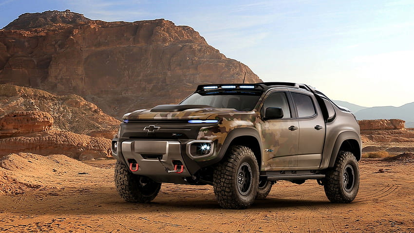 Chevrolet Colorado ZH2, Elektroautos, US-Armee, Fahrzeug, Militär HD-Hintergrundbild