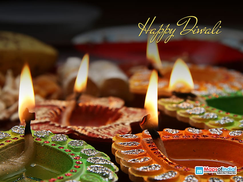 Ti auguro un felice Diwali con le benedizioni di Lord Ganesh, felice deepawali Sfondo HD